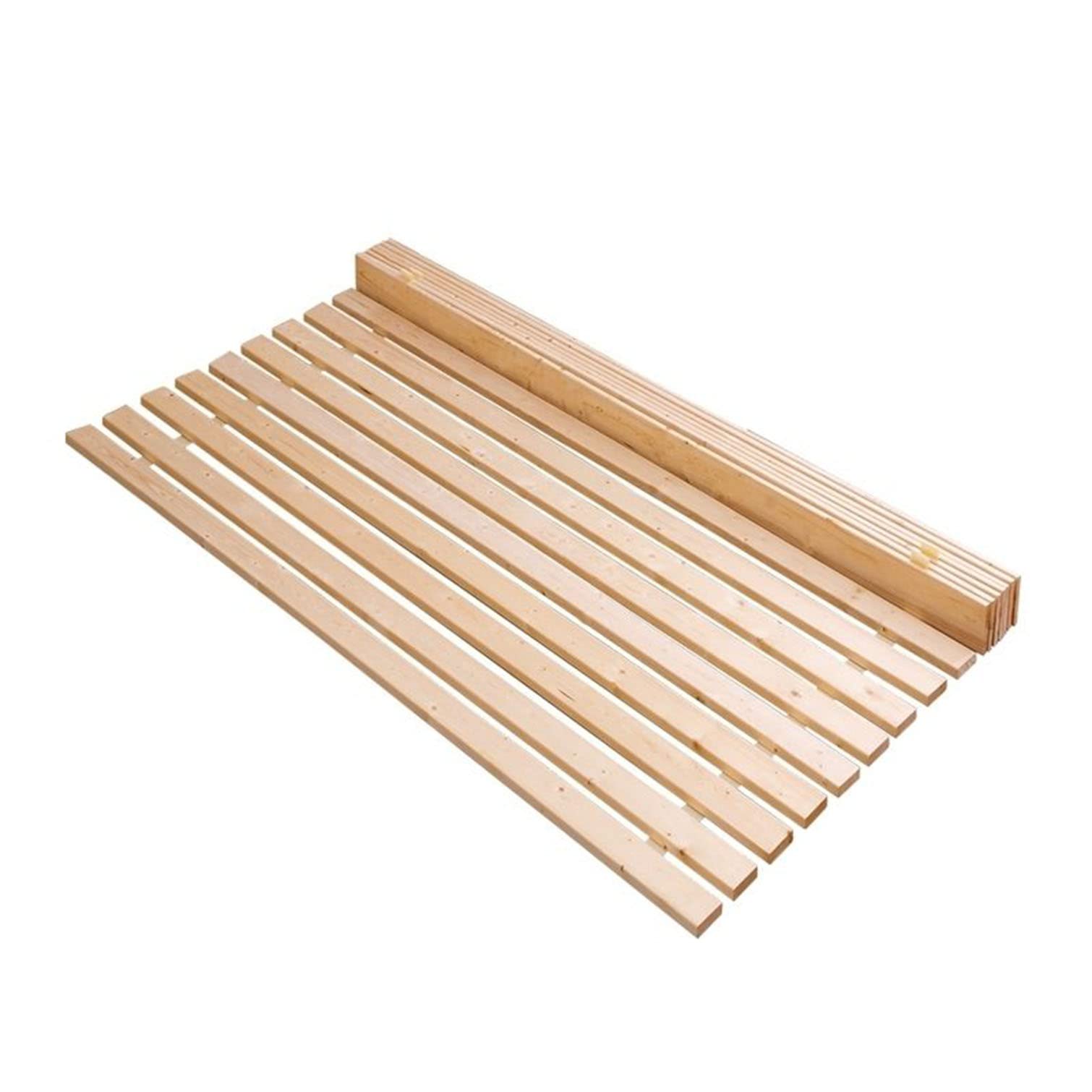 Listwy ramy łóżka z litego drewna sosnowego dla dodatkowego wsparcia, niestandardowy rozmiar (61 x 190 cm), składana deska podtrzymująca materac z nylonową tkaniną, akcesoria do sypialni do łóżek