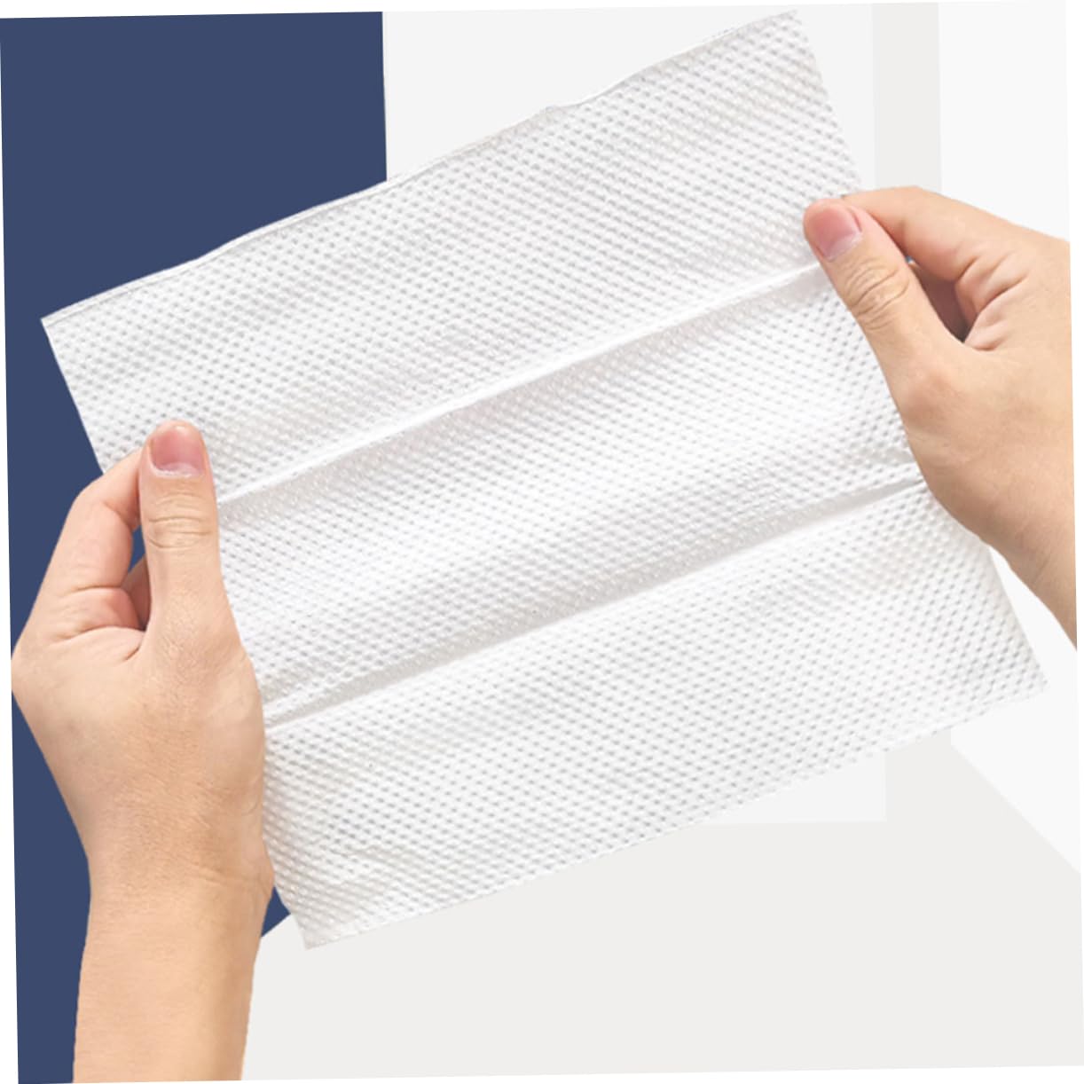 Salviette Asciugamani di Carta Bianche 5 Borse, 120 Fogli | Ambienti Commerciali e Bagno, Carta Assorbente Spessa, Uso Multiuso, Delicata sulla Pelle