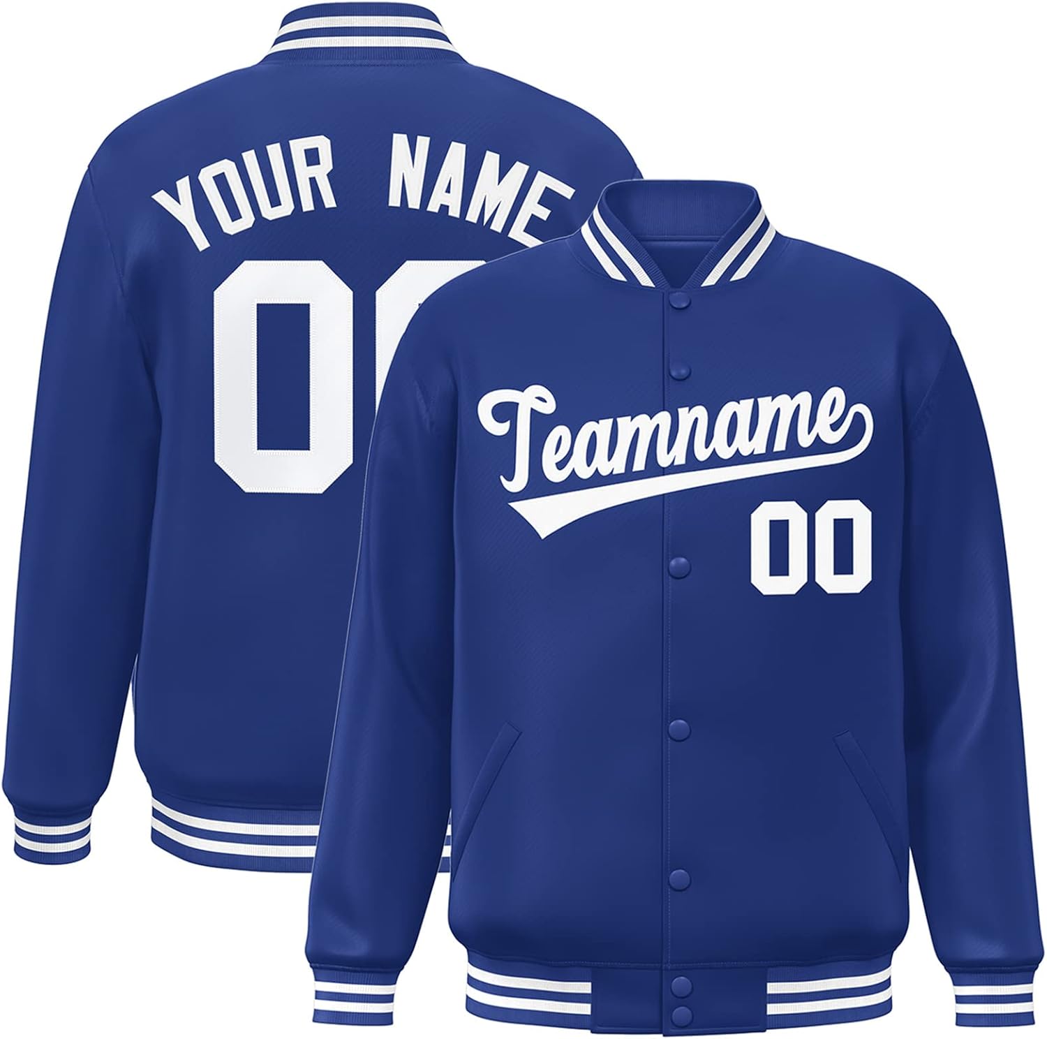 KXK Custom Men Women Youth Varsity Baseball Jackets Bomber Lightweight Coat Personalized Stitched Name Number