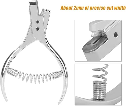 Miniatura 8 de Alicates a prueba de sastres, muesca de patrón de acero inoxidable, alicates de costura de diseñador para manualidades profesionales y caseras