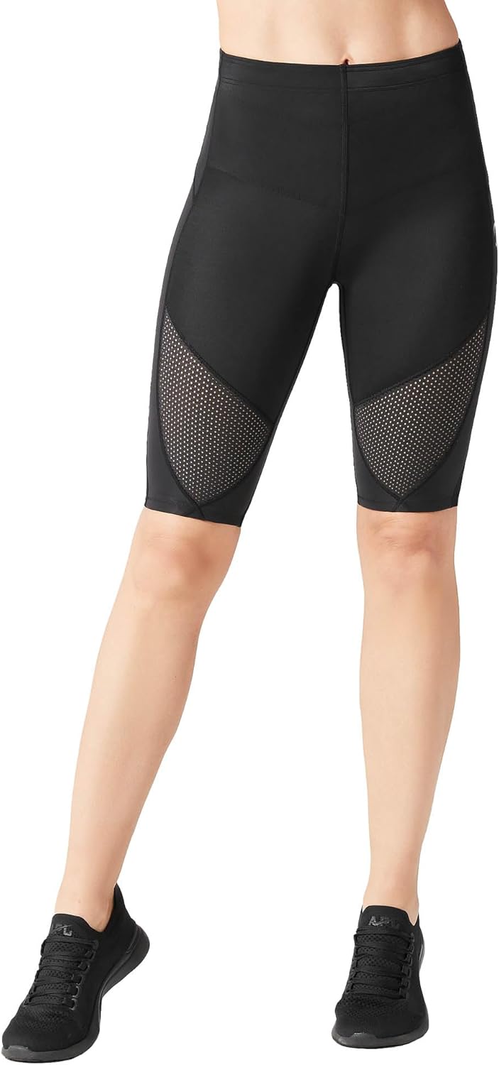 CW-X Women's Stabilyx Mid Rise Compression Shorts, 127805, Performance Shorts with Hip Joint Support