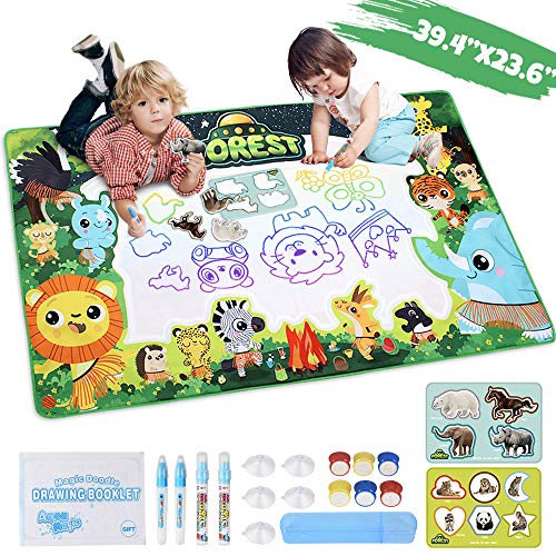 Lefree Aqua Magic Mat Large Size Water Doodle Mat Set 39 X 23in