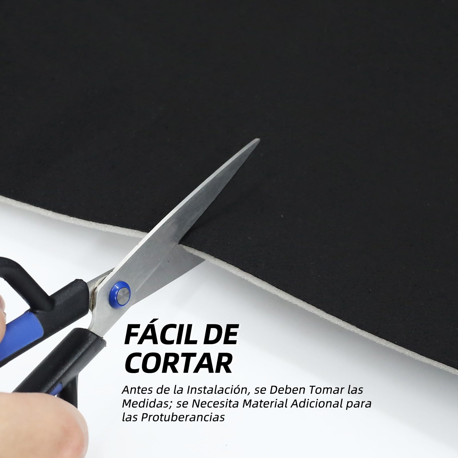 Tela de ante para el techo del coche, con respaldo de espuma, ideal para la sustitución de cubiertas de coche, autocaravanas, autocaravanas y proyectos de bricolaje (200,7 x 152,4 cm) (negro)