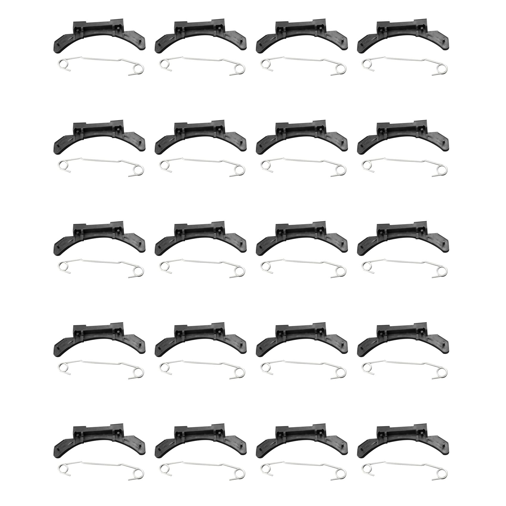 Jnchdghwa Black 20X Car Tank Hinge Flap Hinge Bracket For V70 S60 S80 Xc90 30649879 9483545 31265160