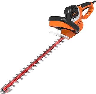GARCARE Electric Hedge Trimmer Corded-4.8 Amp 24inch Dual-Action Cutting Laser Blade Tree Trimmer Branch Cutter for Lawns, Bushes and Garden Landscaping