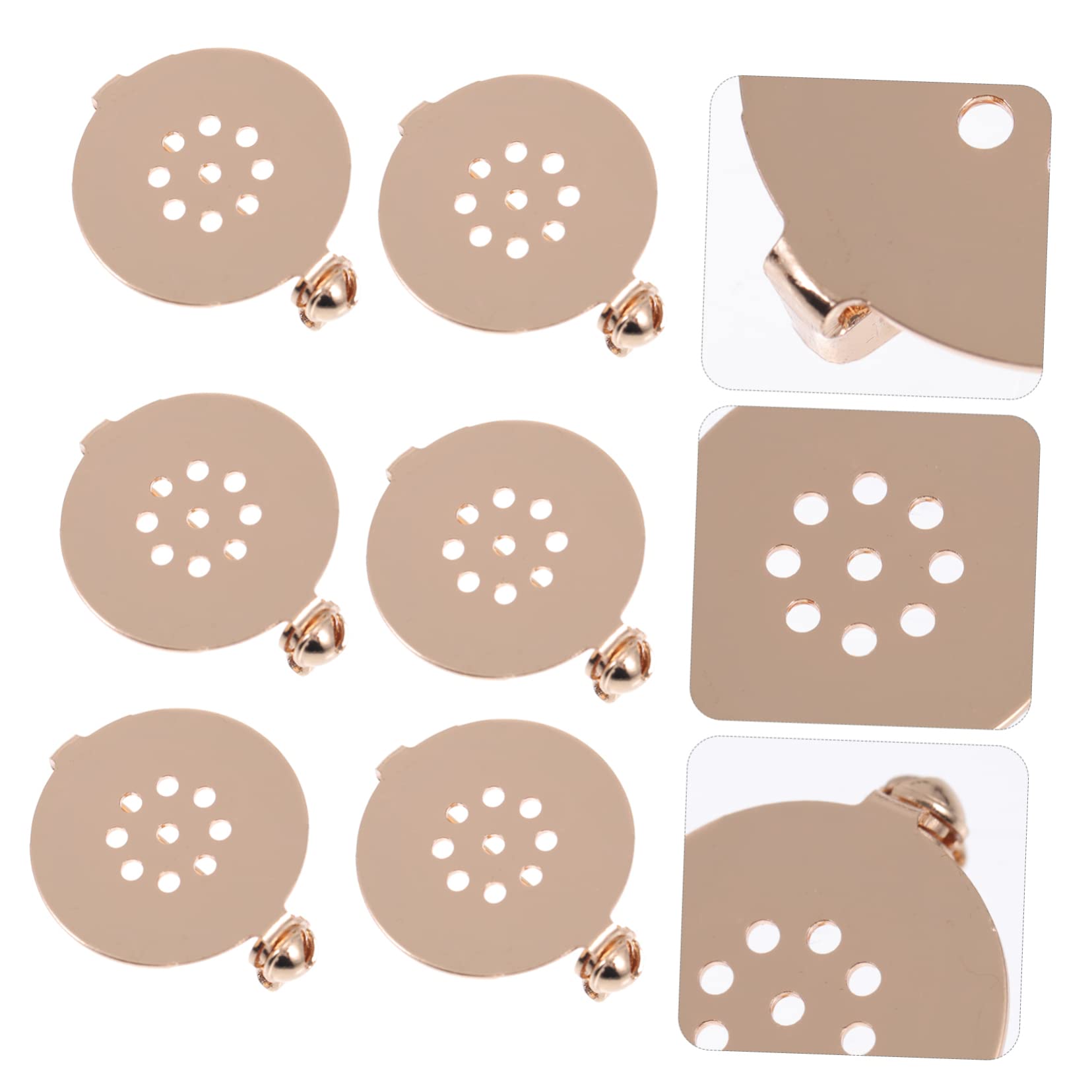 50piezas Bases Para Broches Accesorios Para Fabricación De Joyería Broches De Seguridad Diseño
