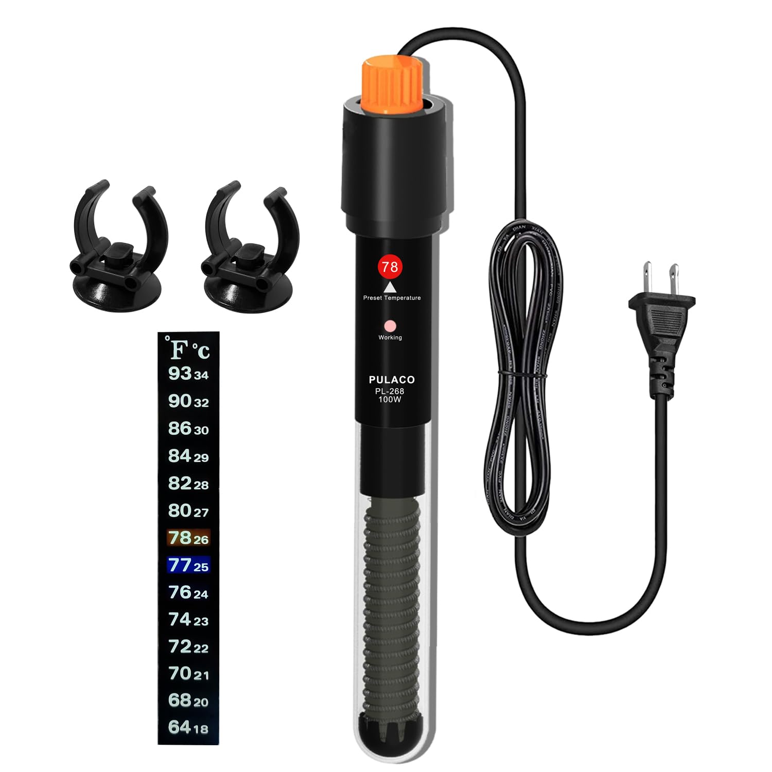 PULACO 100Watt Aquarium Heater