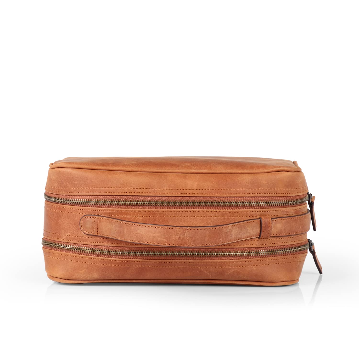 Londo Bolsa de Viaje en Cuero con Dos Compartimentos – Unisex