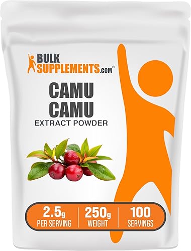 Miniatura 8 de BulkSupplements. com Camu Camu Extracto en polvo  Suplemento superalimentario, suplemento Camu Camu  Vegano y sin gluten, 0.09 oz por porción, 17.64