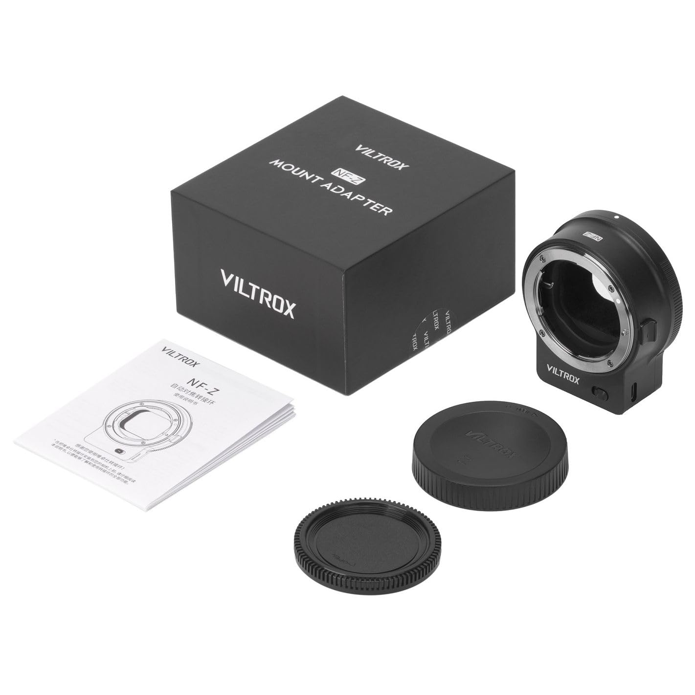 NF-Z Adaptateur de Monture autofocus FTZ Compatible avec Objectif Nikon F Series vers Appareil Photo Z-Mount Z5 Z50 Z6 Z6II Z6III Z7 Z7II Z7III Z8 Z30 Zfc