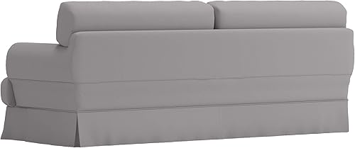 Miniatura 2 de Durabale - Funda de repuesto de algodón denso de tres asientos para sofá Hovas solo compatible con IKEA Hovas de 3 plazas (algodón gris hova)