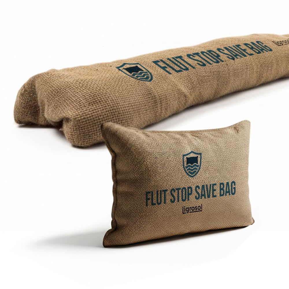 Flut Stop Save Bag Wasserabsorbierende Säcke gegen Hochwasser Sandsack Ersatz 60 x 40 cm 300 x 20 cm