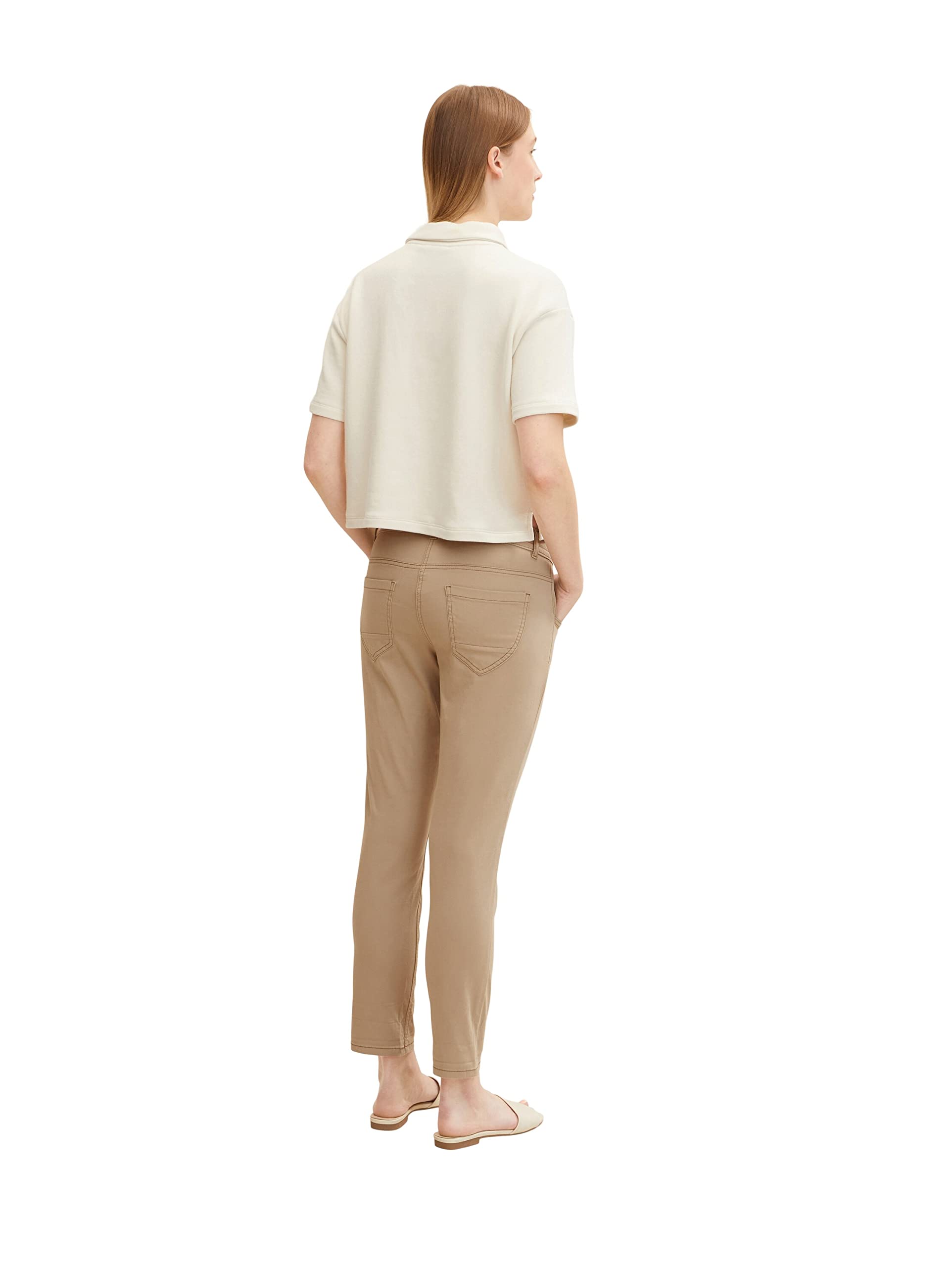 Tom Tailor Damen Tapered Relaxed Fit Hose