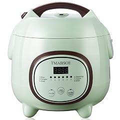 TMABSOE Rice Cooker 6 Cup Cooked Small Rice Cooker with 6 Cooking modes 24-Hr Delay Timer and Auto