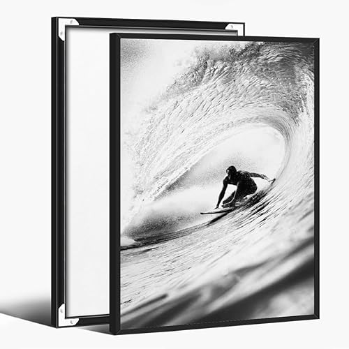 Miniatura 11 de Póster vintage de surf de playa en lienzo, arte de pared en blanco y negro, pósters de surfista, tribu internacional retro Jeff Booth Outer Banks,