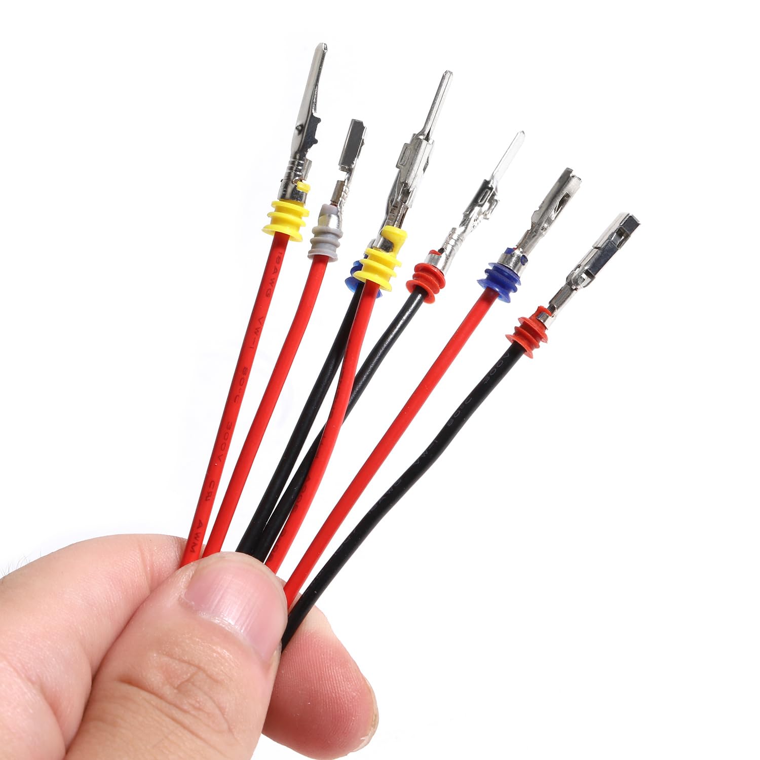 Kit di connettori a perno crimpato per auto elettrica auto 1/1,5/1,8/2,2/2,3/2,5/2,8/3,5 mm maschi e femminili guarnizioni per fili rimozione kit attrezzi moto ATV filo Ni