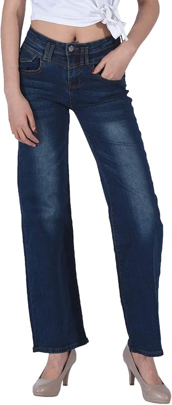 Amazon.com: PHOENISING Pantalones de moda clásicos para mujer, de tela de  mezclilla elástica, talla 2 a 16 : Ropa, Zapatos y Joyería
