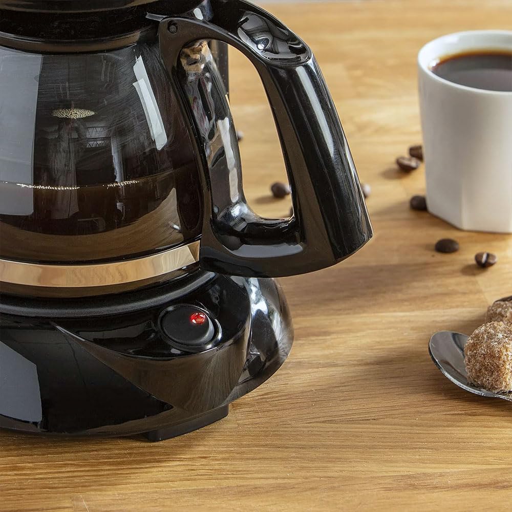 Anakel Home Ricambio caraffa caffettiera SS-201122 compatibile con caffettiera Moulinex Subito, Principio | 600 ml, per 4-6 tazze, con coperchio