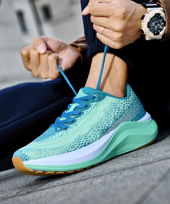 Running Shoes for Men with Arch Support Platform Cushioning Sneaker, Comfortable Walking Jogging Gym Shoes, Men's Road Running Shoes2