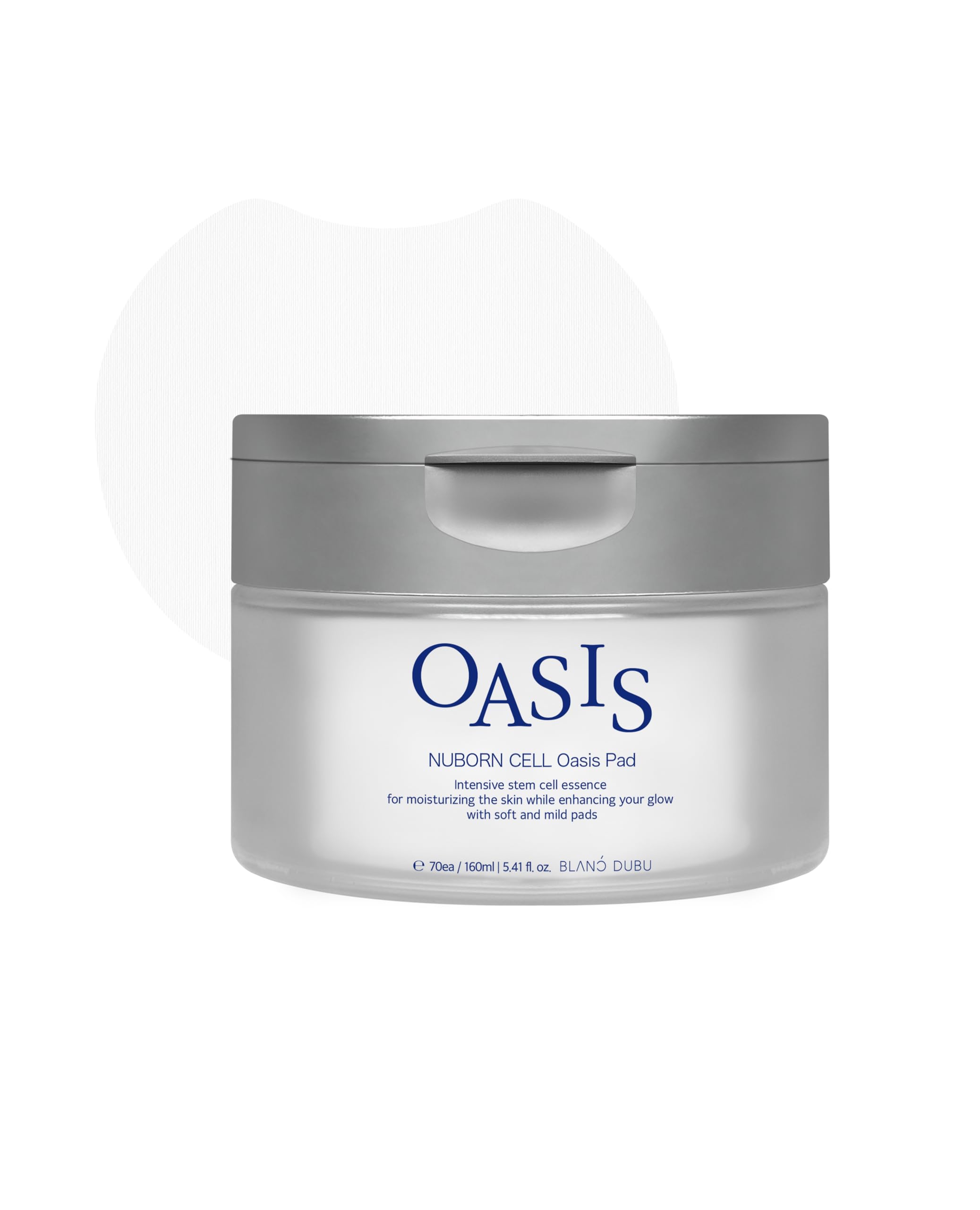 - Nuborn Cell Oasis Pad | Korean Skin Care Toner Pads with Stem Cell Serum & PHA | Hydrating Face Cleansing Pads for Glowing Skin 160ml 70 Soft Pads