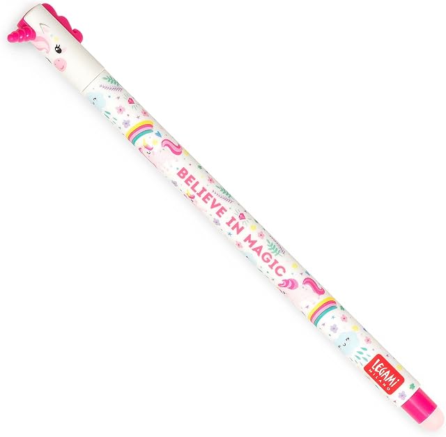 LEGAMI - Erasable gel pen, ball at the end for removing ink without consumption of the film