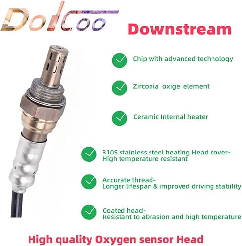 Miniatura 3 de Downstream Oxygen O2 Sensor 234-4296 15525 compatible con Nissan Sentra Altima Murano Maxima Quest X-Trail Infiniti Q45 M45 FX45 2002 2003 2004 2005