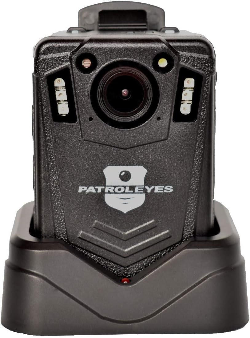 Edge 2K HD 64GB GPS Auto IR Night Vision Police Body Personal Security Long Battery Life Camera with Klickfast Magnet Mount