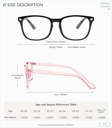 Miniatura 4 de Gaoye paquete de 3anteojos de lectura con bloqueo de luz azul, para personas que leen en computadoras, antirrayos UV, a la moda, cuadrados, gafas