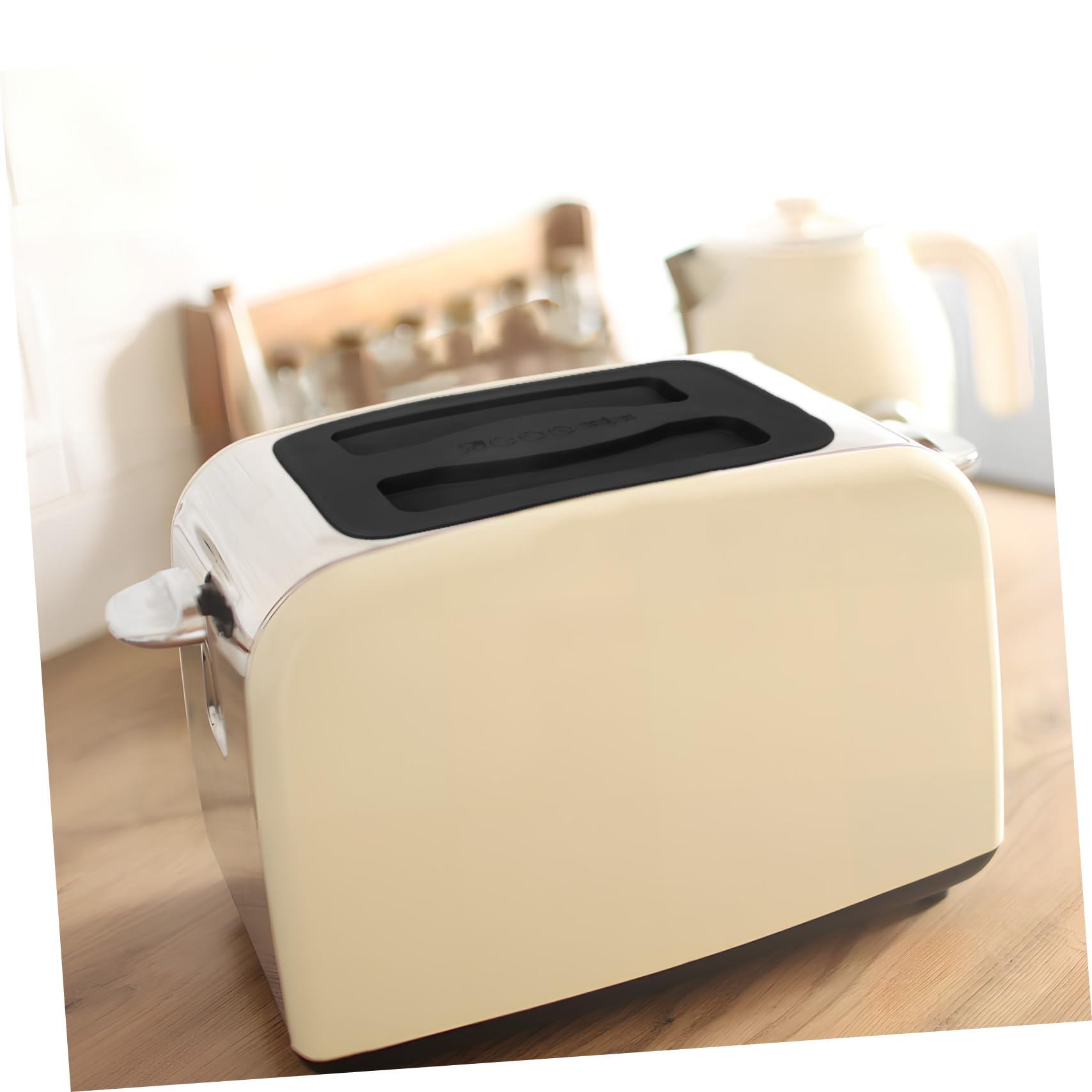 COLLBATH 2Pcs Silicone Toaster Oven Covers Toaster Lids for Enhanced Safety Easy Cleaning Stylish Toaster Protector for Bread Maker