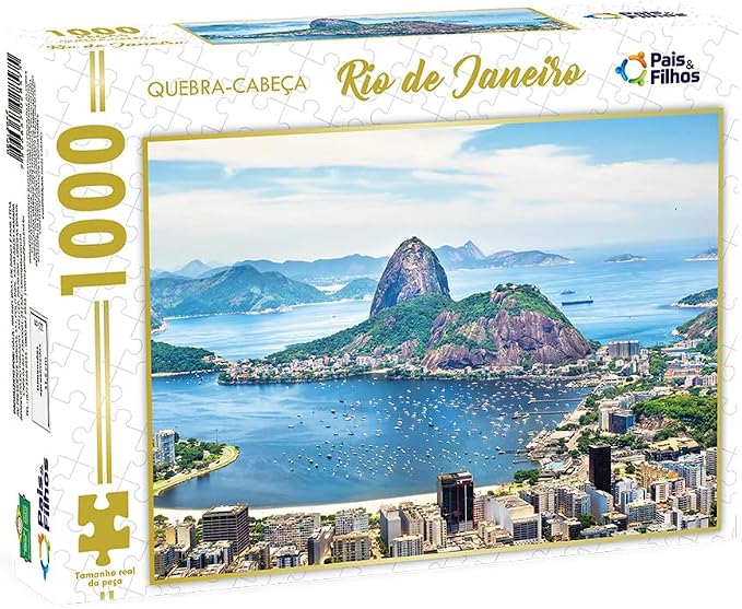 Pais & Filhos - Quebra-Cabeça Rio De Janeiro 1000 Peças
