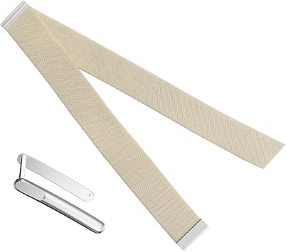 سوار Fitcent SuperKnit Bicep قابل للتعديل ومتوافق مع WHOOP 5.0 وOne+Peak وMG LIFE وأشرطة نايلون ناعمة للعضلة ذات الرأسين مع شكل حرف U من الفولاذ المقاوم للصدأ لأشرطة تخطيط كهربية القلب WHOOP
