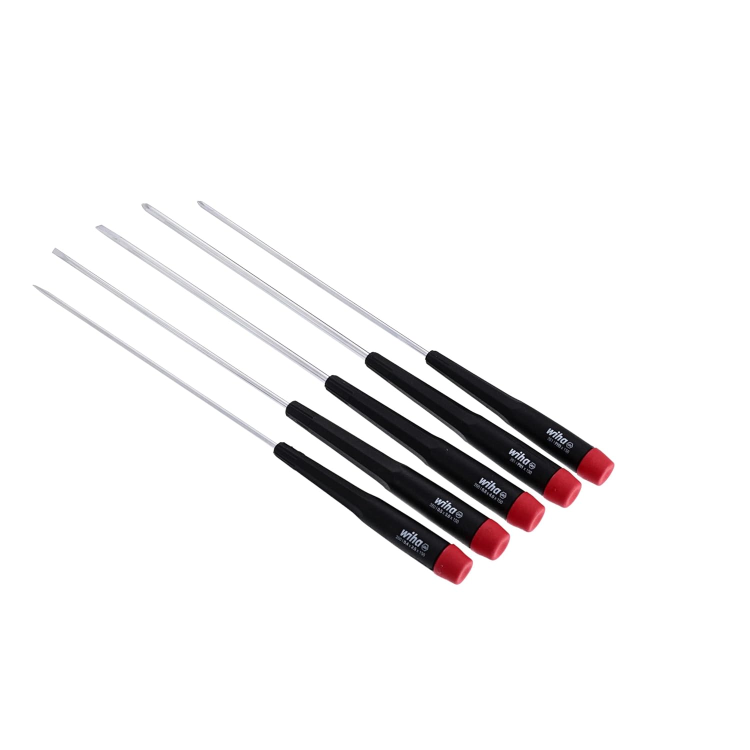Wiha 26192 Slotted and Phillips Screwdriver Set, 5 Piece : Tools & Home Improvement