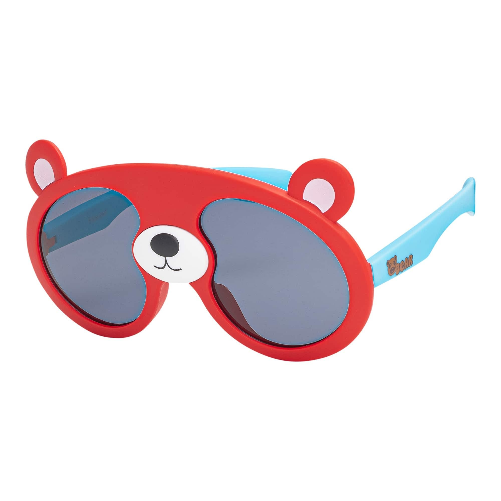 Kinder Sonnenbrille Bärchen Motiv - UV-Schutz Für Freizeit & Urlaub