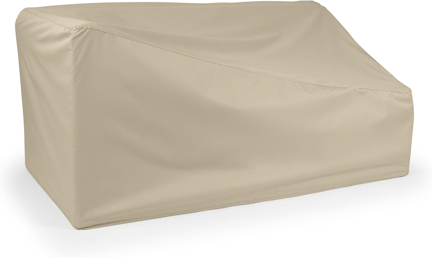 Covermates Elite Outdoor Left Arm Sectional Loveseat Cover – Water-Resistant 300D Polyester, Elastic Drawcord, Mesh Vent, Adjustable Buckle Straps, All-Season Protection, 58W x 34D x 30H, Khaki