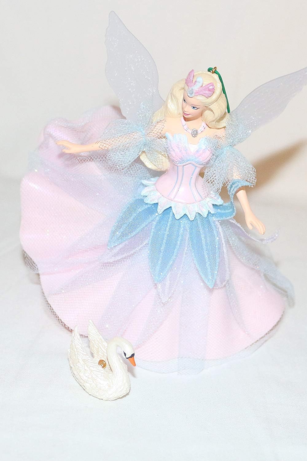 QXI8447 Barbie Swan Lake Ornament Set 2003 Hallmark Keepsake Ornament