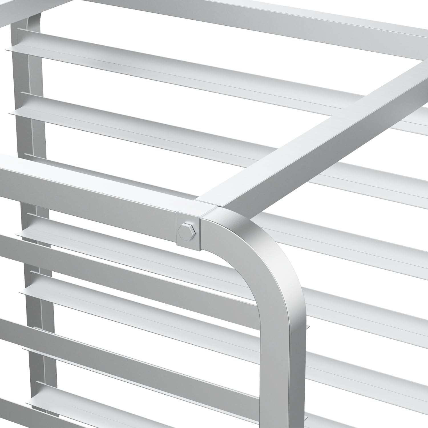 10-Tiers Bun Pan Racks, Speed Bakery Tray Racks, Commercial Stainless Steel Baking Racks with Brake Wheels, Push Bread Tray Food Cart, Backing Equipment for Kitchen and Home