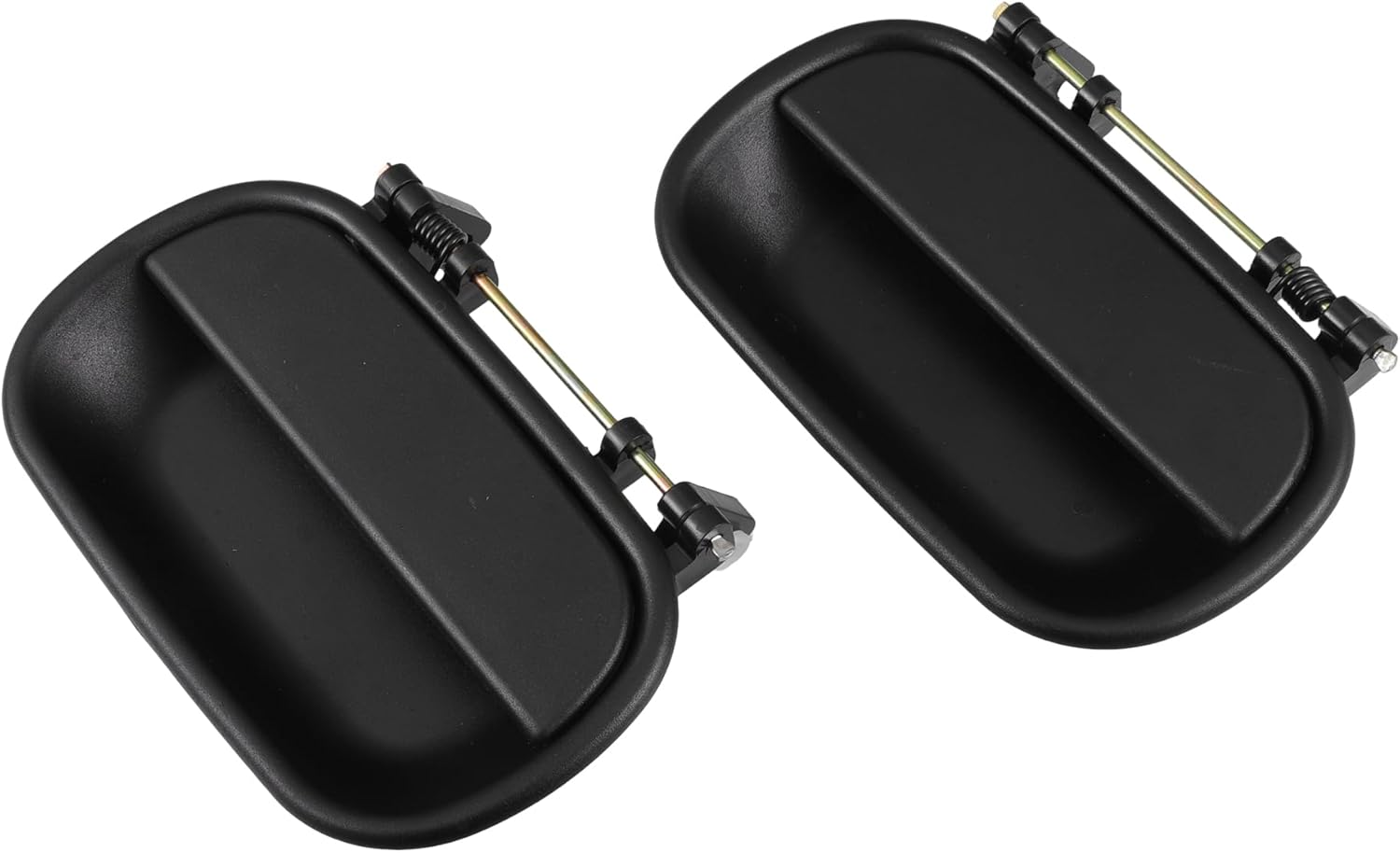 1 Pair Left Right Side Exterior Door Handle Compatible for Chevrolet W3500 Tiltmaster for Isuzu NPR HPR-HD, 8978521084/8978521085 Black