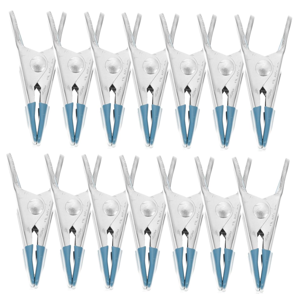 Sosoport 4 Juegos Clips De Cubierta De Piscina De Invierno Toldo Gránulos Perchas Cobertor Piscina Cubierta Piscina Ganchos para Colgar Abrazaderas De Ropa A Prueba De Viento PVC 50 Uds * 4