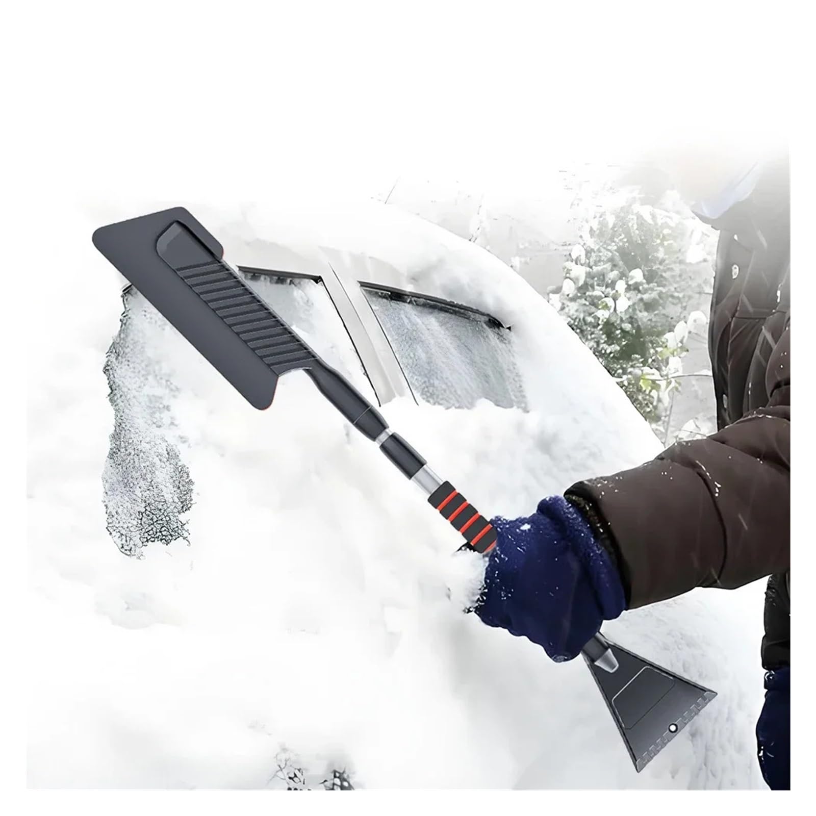 Abnehmbarer 3-in-1-Schneeeisreiniger