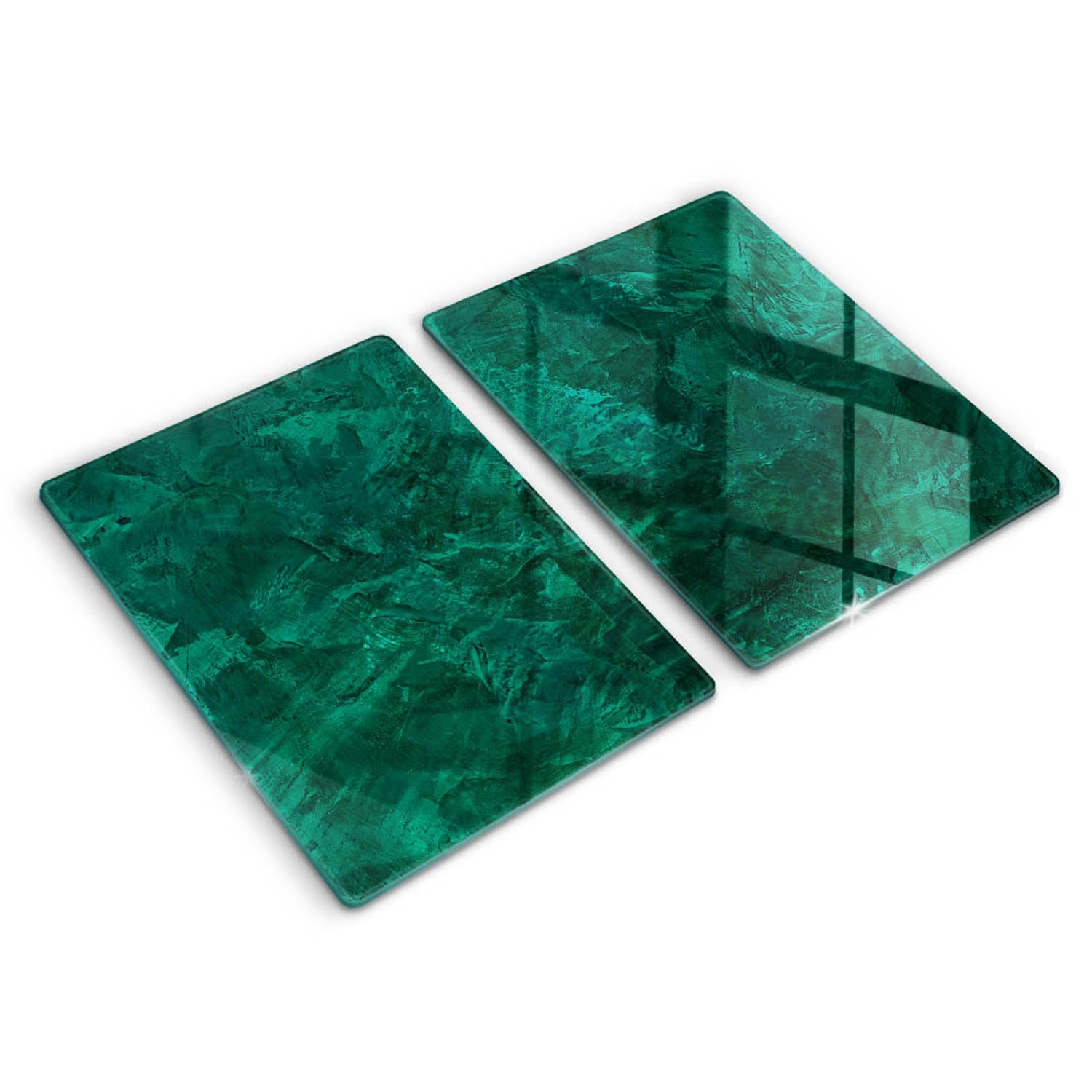 Plaque protection induction verre de sécurité texture pierre premium Wallfluent