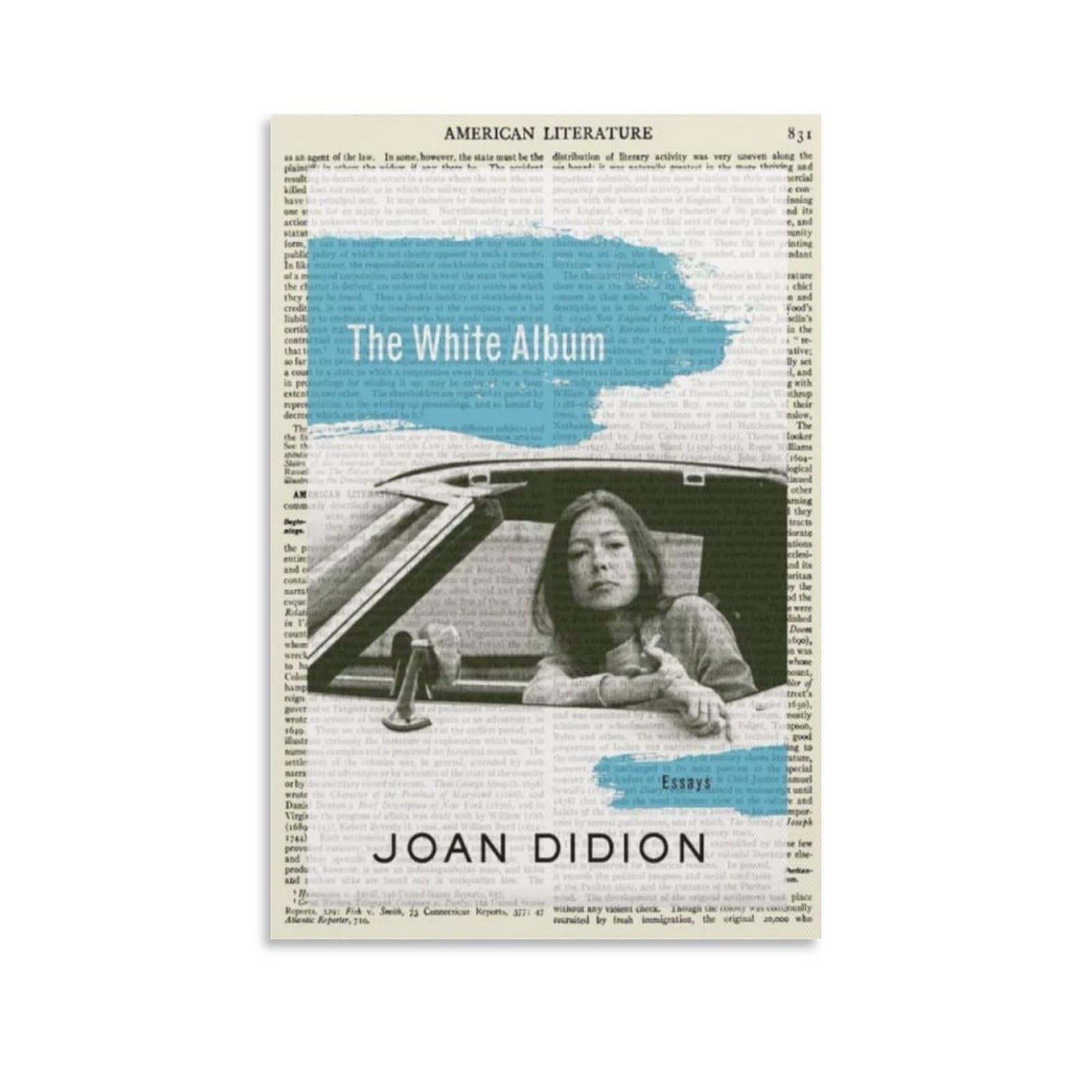 Amazon.com: The White Album By Joan Didion Book Cover Posters for
