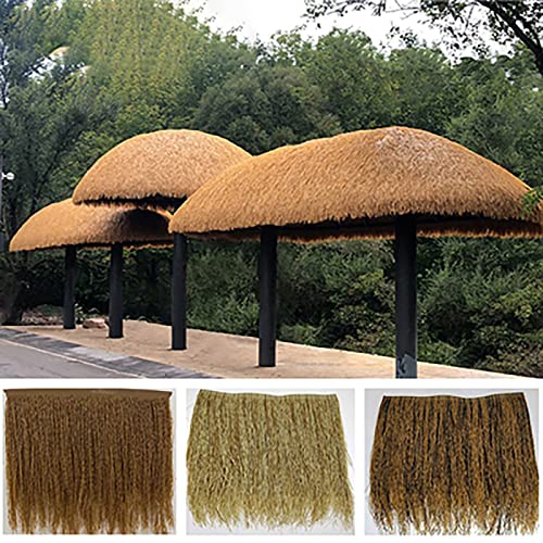 PE Palm Thatch Rolls Fake Thatch Thatch roofing for tiki bar 0.5x0.47m
