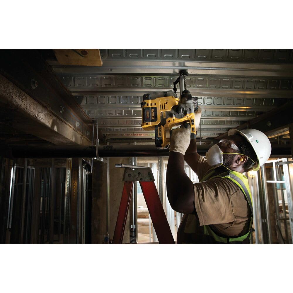 Tassellatore SDS-Plus Dewalt DCH253M2-QW 18V - Con 2 Batterie 4.0Ah, 3 Modalità, Valigetta Inclusa - Foto 8