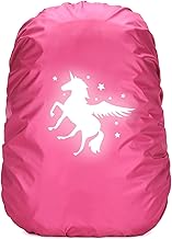 TaimeiMao Einhorn Schulranzen Regenschutz,Regenschutz Schulranzen Einhorn,Einhorn Rucksack Überzug Reflektierend,Regenschutz Schulranzen Step by Step,Rucksack Überzug Reflektierend für Mädchen Kinder