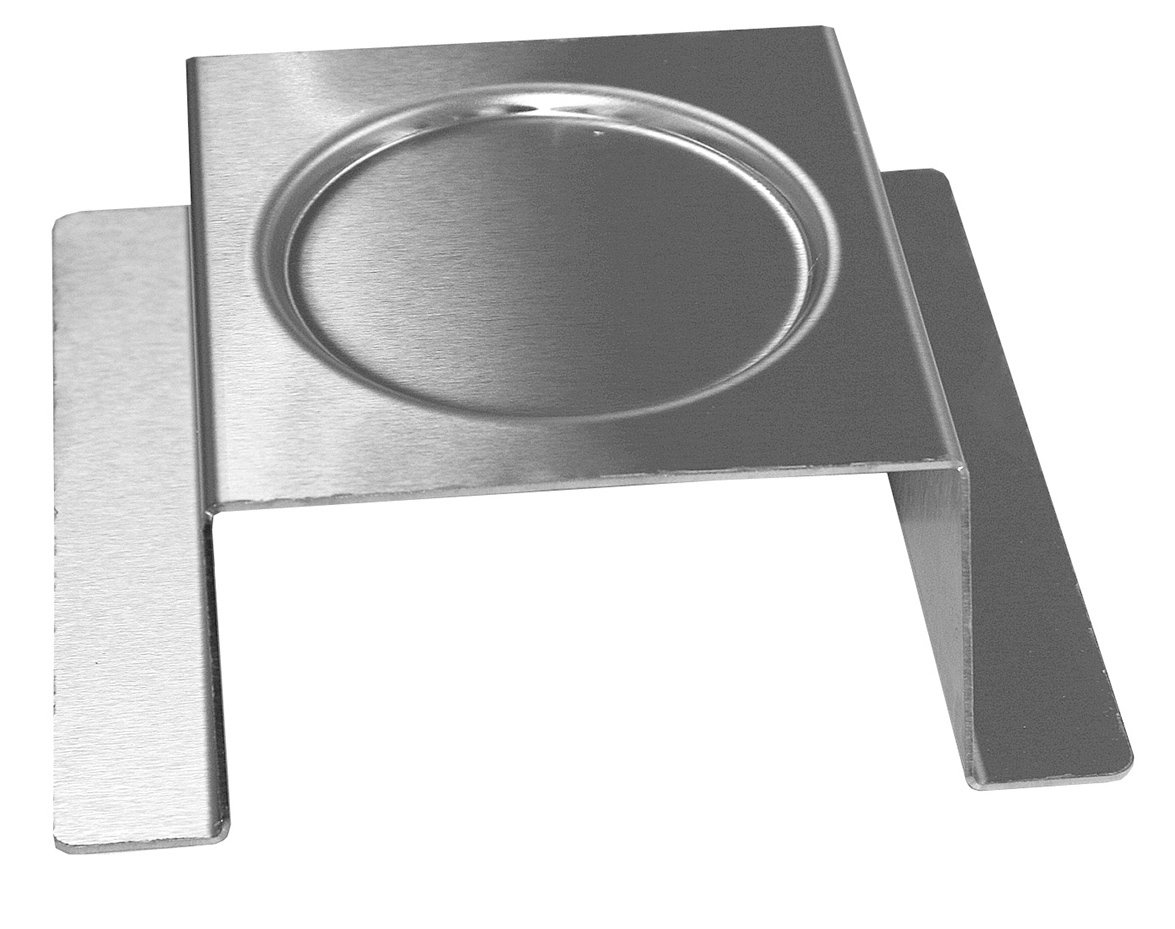 Rosseto SM169 Stainless Steel Brushed Square Burner Stand