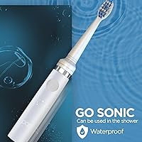 Vista 72 de Cepillo de dientes eléctrico Pop Sonic (plata metálica) – Cepillos de dientes de viaje con batería AAA Cepillos de dientes eléctricos para niños