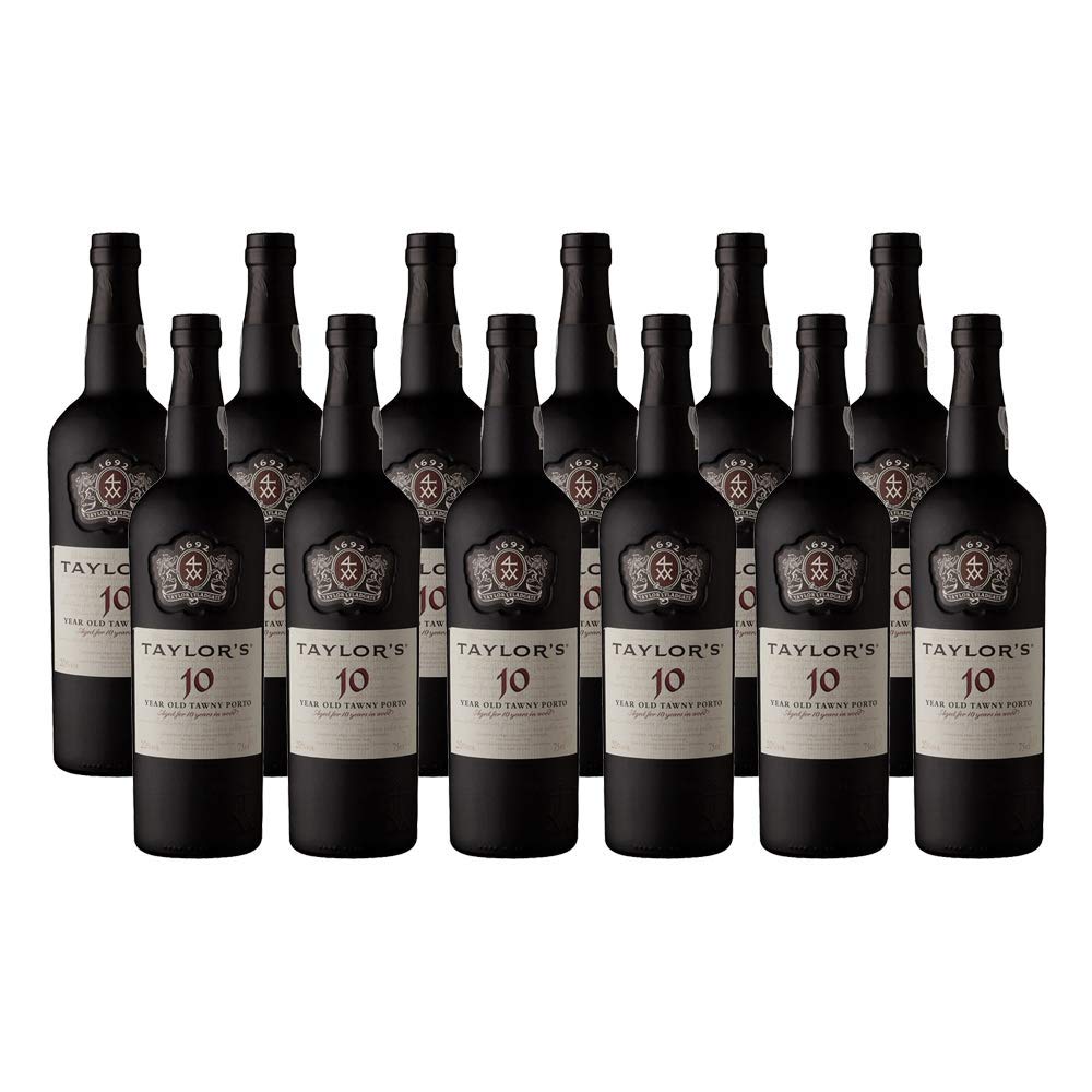12 Flaschen Taylor's Port Tawny 10 Years Old, Dessertwein, Portwein, 12 x 0,75 Liter