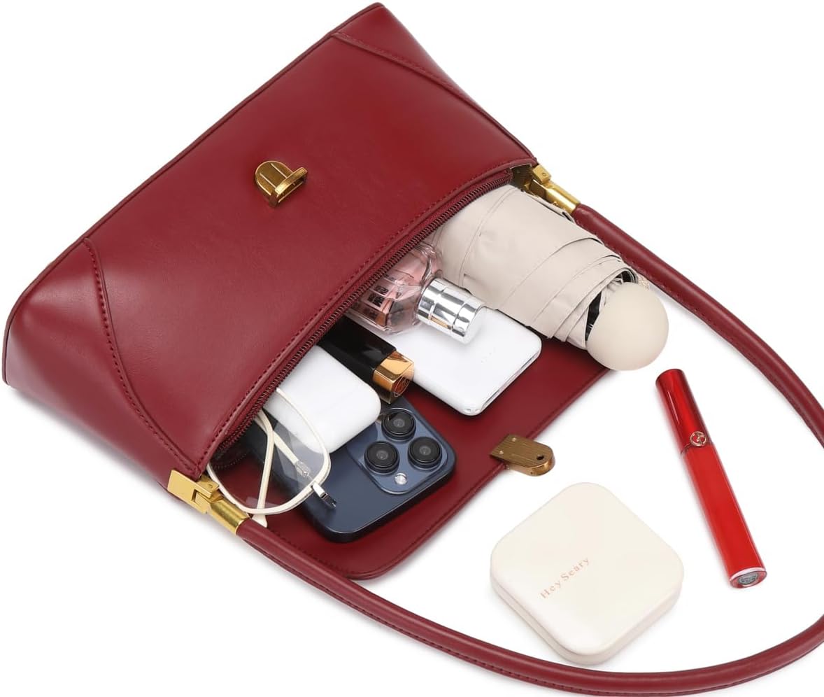 Shoulder Bags for Women Vintage Handbag Retro Classic Small Purse Cute Hobo Tote Handbag Mini Clutch Purse - Image 6