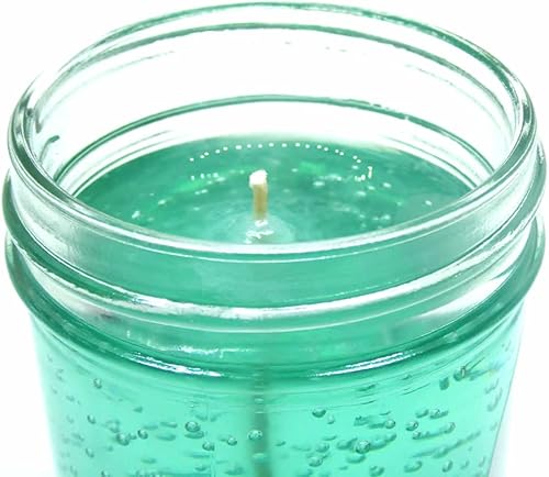 Miniatura 3 de Vela clásica en tarro a base de aceite mineral con aroma a menta de eucalipto hasta 90 horas por The Gel Candle Company