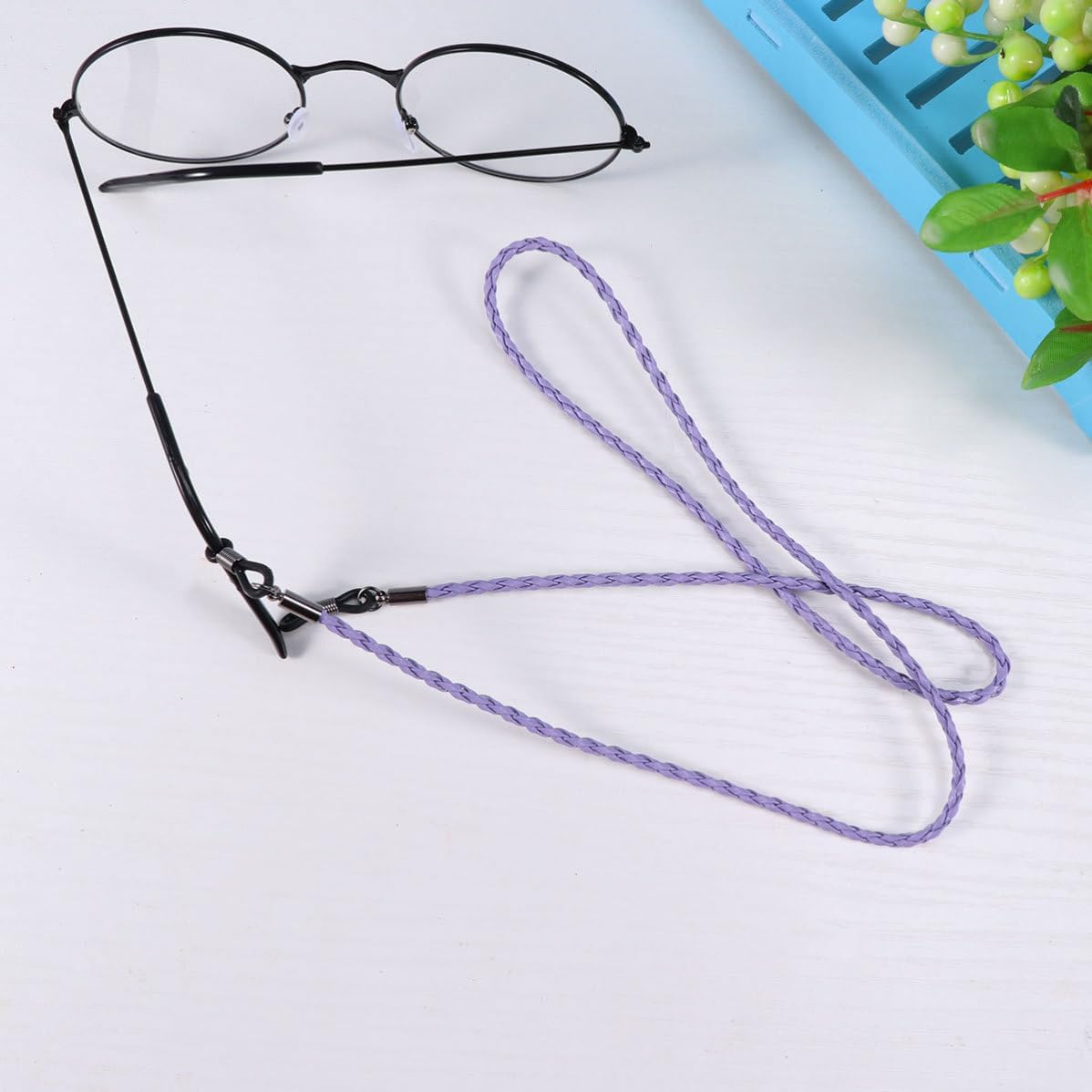 Homoyoyo 6pcs Leather Eyeglasses Strap Holder for Running Outdoor Use image 4